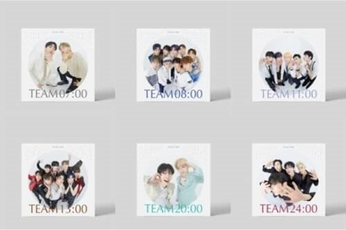 Peaktime Top6 Version Random Cover New CD + Sticker + Photo Book + Poster Photos