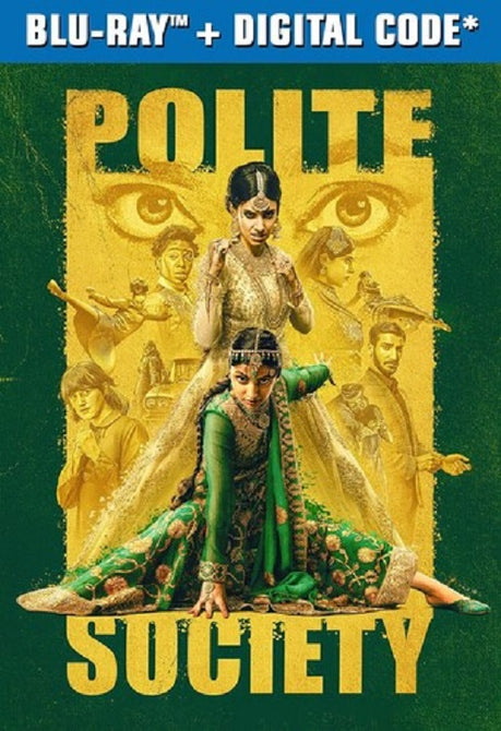 Polite Society (Priya Kansara Ritu Arya Renu Brindle) New Blu-ray + Digital