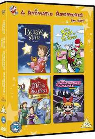 Power Puffgirls The Movie Lauras Star The Magic Sword Best of Dr Seuss Reg 4 DVD