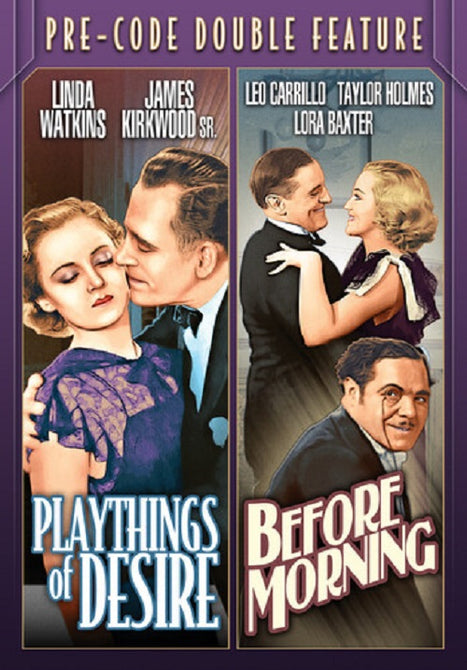 Pre Code Double Feature Playthings Of Desire + Before Morning DVD Presale