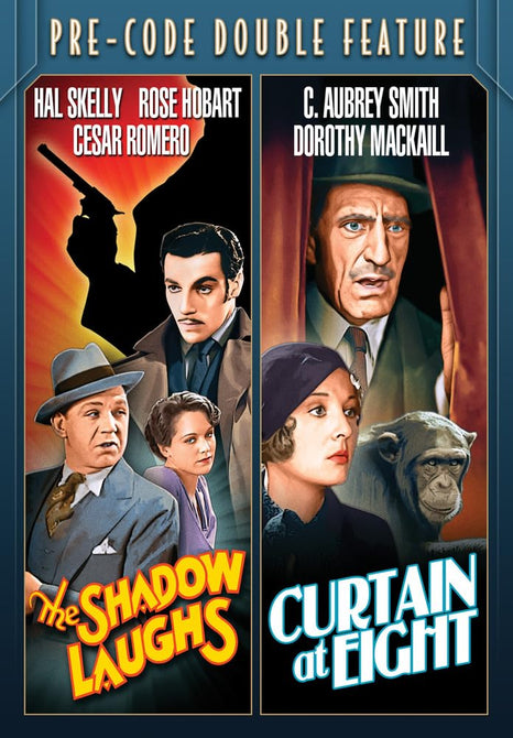 PreCode Double Feature The Shadow Laughs + Curtain At Eight New DVD Presale