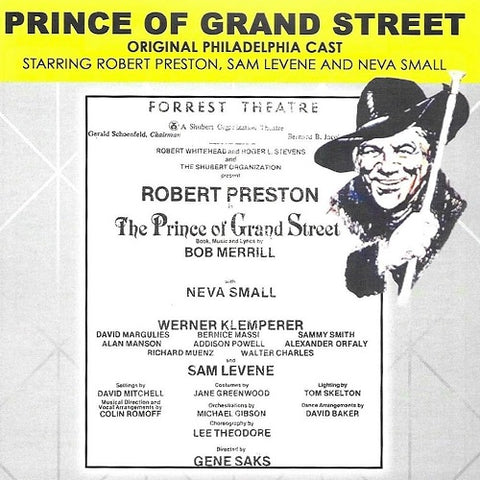 Prince Of Grand Street Starring Robert Preston Sam Levene And Neva Small & CD