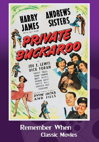 Private Buckaroo (Harry James Patty Andrews Maxene Andrews) New DVD
