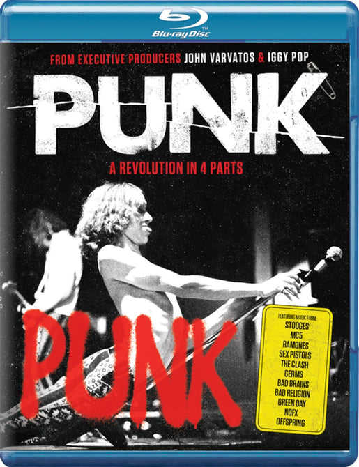 Punk (Iggy Pop Ramones The Clash Sex Pistols Stooges) Region B Blu-ray