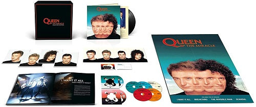 Queen The Miracle Collectors Edition 8 Disc CD + LP + Blu-ray + DVD + Booklet