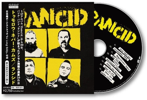 Rancid Tomorrow Never Comes New CD + Bonus Track