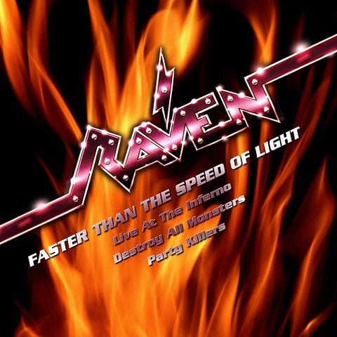 Raven Faster Than the Speed of Light 3 Disc New CD Box Set