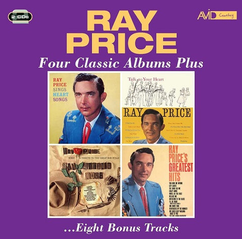 Ray Price Four Classic Albums Plus 2 Disc New CD