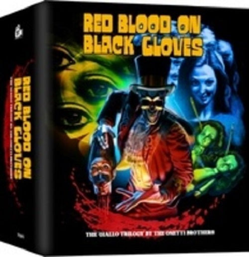 Red Blood on Black Gloves Giallo Trilogy by the Onetti Brothers Blu-ray Presale