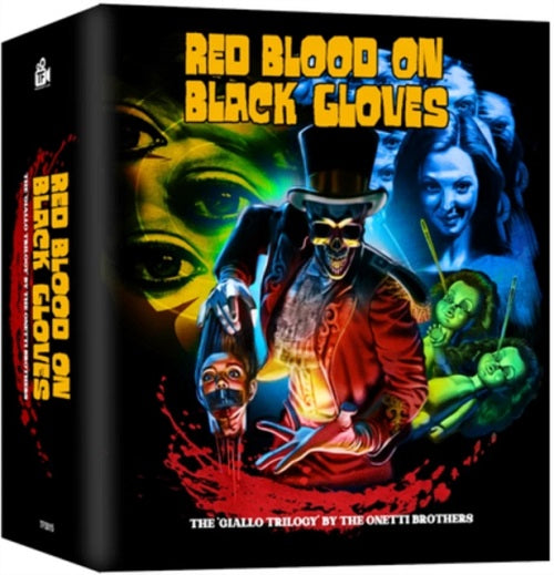 Red Blood On Black Gloves Giallo Trilogy Limited New Region B Blu-ray Presale
