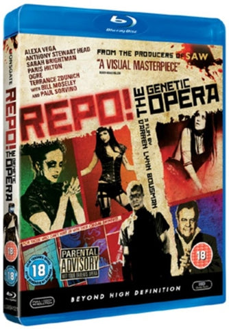 Repo The Genetic Opera A New Region B Blu-ray