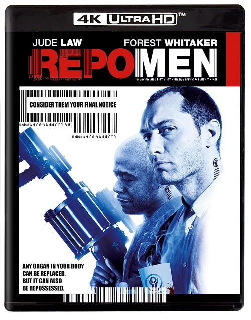 Repo Men (Jude Law Forest Whitaker Alice Braga) 4K Ultra HD Blu-ray Presale