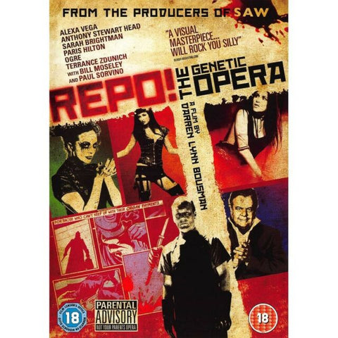 Repo The Genetic Opera New Region 2 NEW DVD