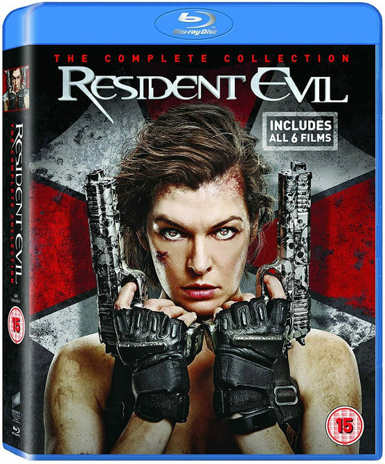 Resident Evil The Complete Collection Blu-ray : 1 2 3 4 5 6 1-6 New Region B