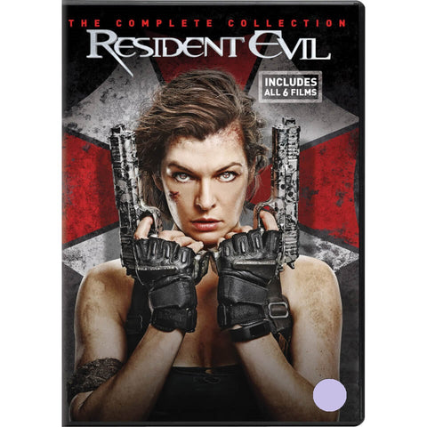 Resident Evil The Complete Collection 1 2 3 4 5 6 1-6 Mila Jokovich DVD Region2