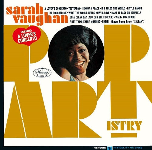 Sarah Vaughan Pop Artistry UHQCD New CD + Booklet Presale