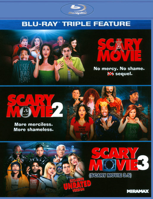 Scary Movie Triple Feature 1 2 3.5 Trilogy New Region B Blu-ray