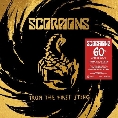 SCORPIONS FROM THE FIRST STING 60th Anniversary New CD