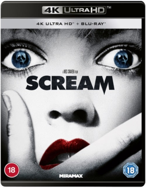 Scream (David Arquette Neve Campbell Courteney Cox) 4K Ultra HD Reg B Blu-ray