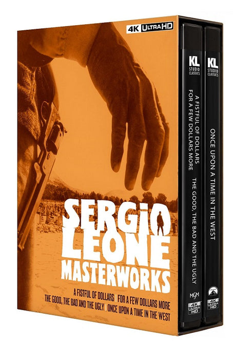 Sergio Leone Masterworks A Fistful of Dollars + Good Bad Ugly Blu-ray Presale