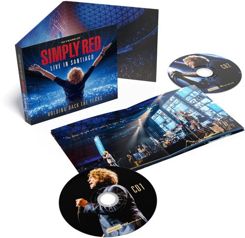 Simply Red Holding Back the Years Live in Santiago 2 Disc CD + Booklet Presale