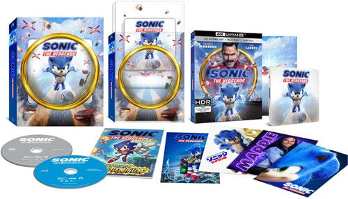 Sonic the Hedgehog New 4K Ultra HD Region A Blu-ray + Digital + Steelbook