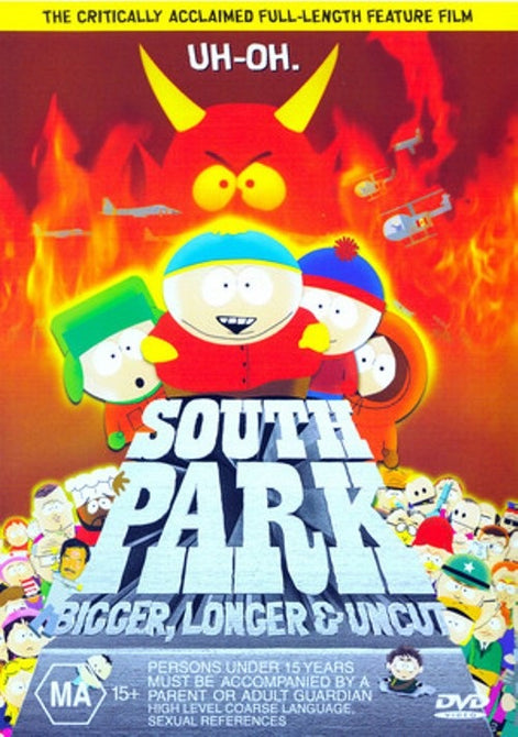 South Park Bigger Longer And Uncut New DVD R4 Southpark The Movie