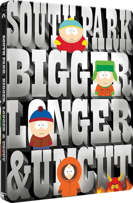 South Park Bigger Longer & Uncut New 4K Ultra HD Blu-ray + Steelbook Presale