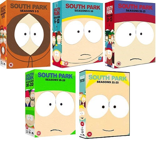 South Park Season 1 - 25 Series One Twenty Five New Region 4 DVD Box Set