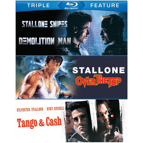 Demolition Man + Over The Top + Tango and Cash Sylvester Stallone Blu-ray RB