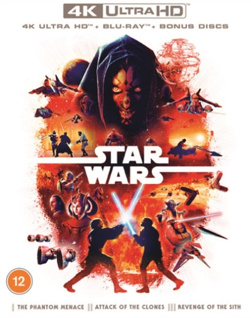 Star Wars Trilogy Episodes I II III 1 2 3 4K Ultra HD Region B Blu-ray Presale