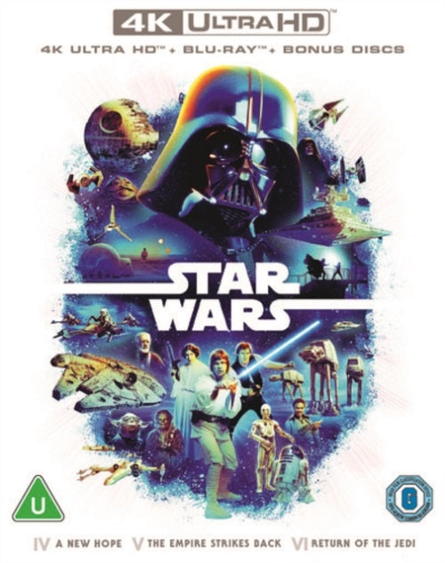 Star Wars Trilogy Episodes IV V VI 4 5 6 4K Ultra HD Region B Blu-ray Presale