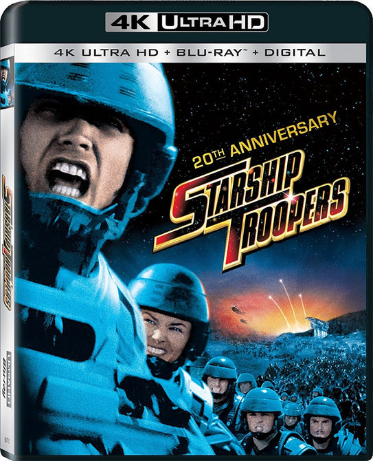 Starship Troopers 4K Ultra HD Anniversary Edition NEW Bluray