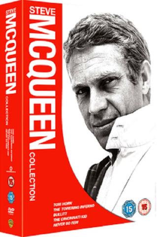 Steve McQueen Tom Horn + Towering Inferno + Bullitt New Region 2 DVD Box Set