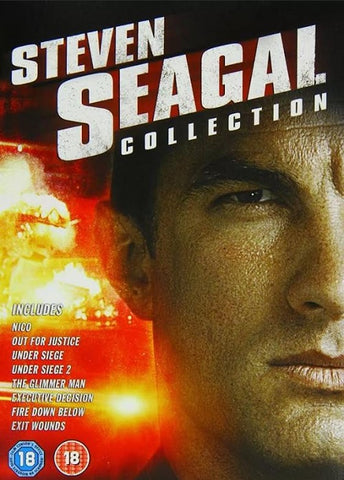 Steven Seagal Movie Collection 8x DVD Under Siege Fire Down Below Exit Wounds
