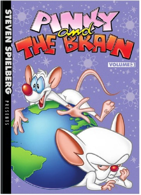 Steven Spielberg Presents Pinky and the Brain Volume 3 & Vol Three New DVD