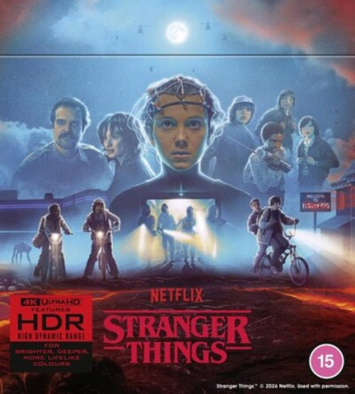 Stranger Things 1 2 3 4 5 Complete Deluxe Limited New 4K Reg B Blu-ray Presale