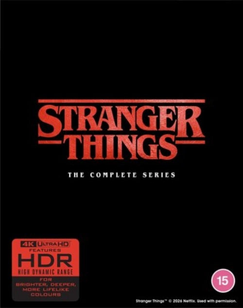 Stranger Things 1 2 3 4 5 Complete Series 4K Ultra HD Reg B Blu-ray Presale