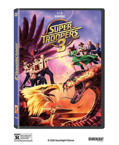 Super Troopers 3 (Jay Chandrasekhar Kevin Heffernan) Three New DVD Presale