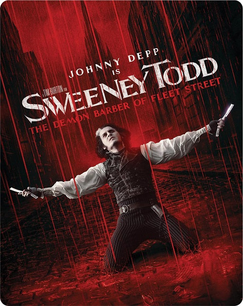 Sweeney Todd Demon Barber of Fleet Street 4K Ultra HD Blu-ray Steelbook Presale