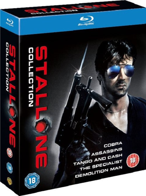 Sylvester Stallone Collection Cobra Assassins Tango Cash Demolition Man Blu-ray