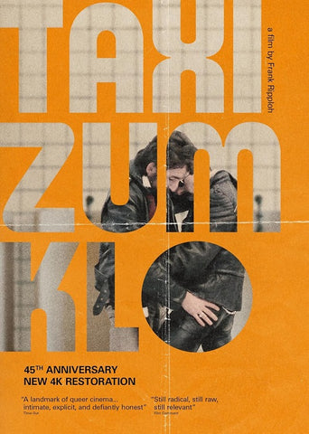 Taxi Zum Klo (Frank Ripploh Bernd Broaderup) New DVD Presale