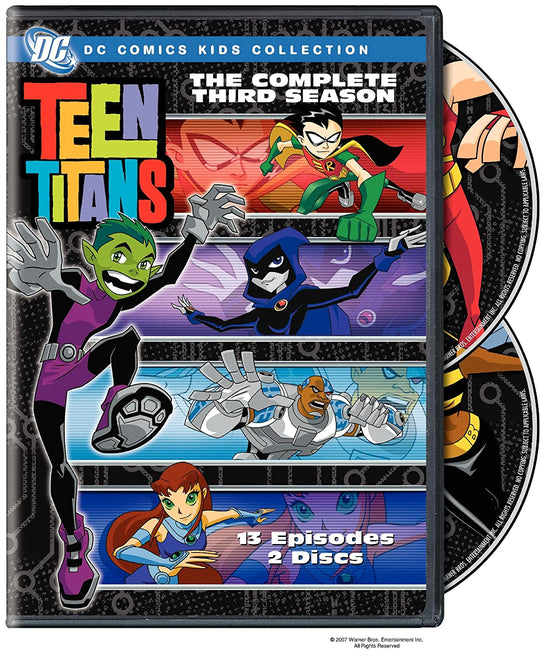 Teen Titans Complete Season 3 DC Comics TV Series New DVD Region 4 (2 Discs)