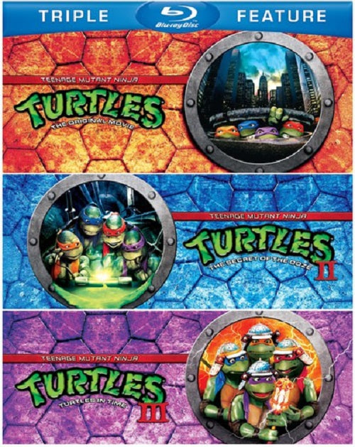 Teenage Mutant Ninja Turtles 3 Movie Collection New Region B Blu-ray