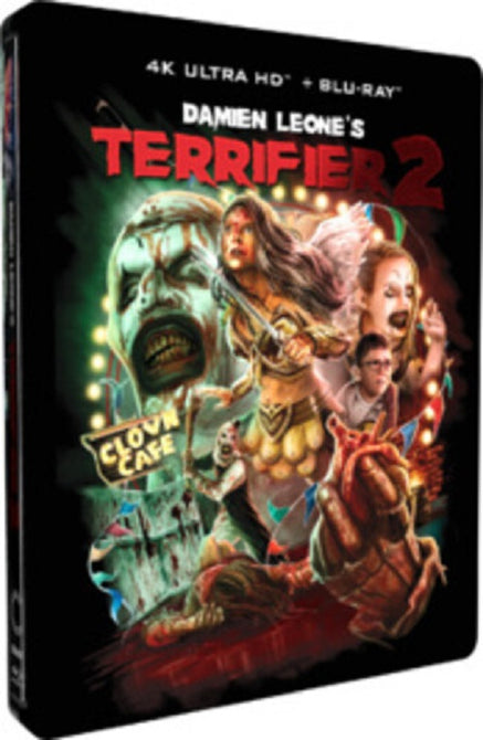 Terrifier 2 (Samantha Scaffidi) Two New 4K Mastering Blu-ray + Steelbook