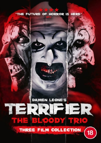 Terrifier The Bloody Trio  NEW DVD IN STOCK NOW Terrifer 1 , 2 + 3