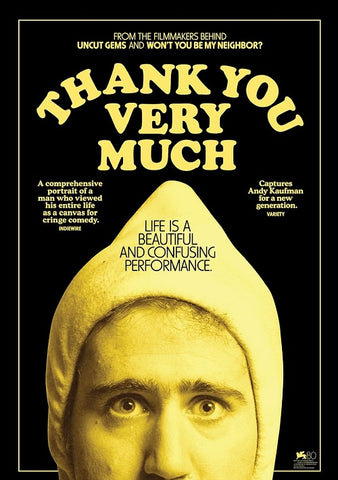 Thank You Very Much (Andy Kaufman Bob Zmuda Danny DeVito) New DVD Presale