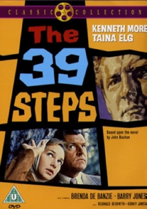 The 39 Steps (Kenneth More, Taina Elg, Brenda De Banzie) Thirty Nine Reg 2 DVD