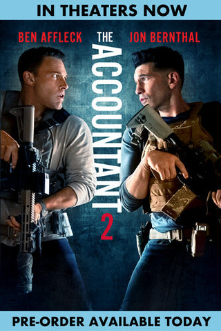 The Accountant 2 (Ben Affleck Jon Bernthal J.K. Simmons) Two New DVD Presale