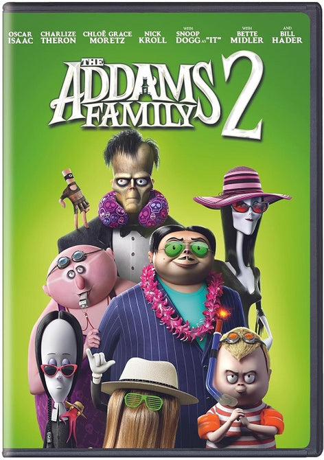 The Addams Family 2 (Oscar Isaac Charlize Theron Chloe Grace Moretz) Two DVD